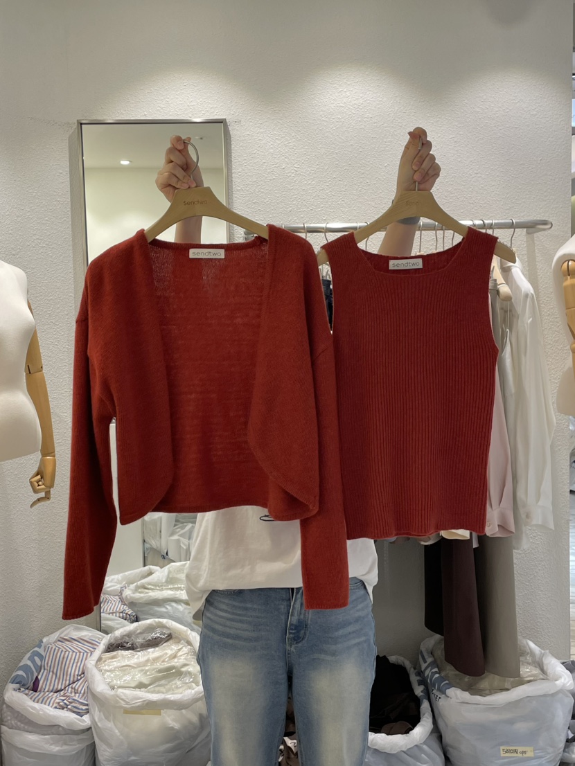 Sendtwo韓國直郵東大門實拍女裝新品休閑真品職業24春夏套裝SENDTWO套裝圖色8