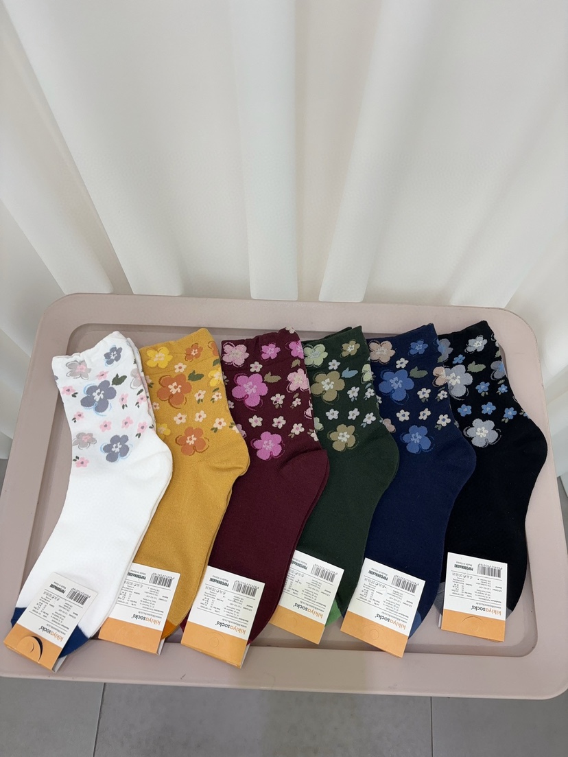 CACTUS十雙起/可混搭韓國直郵女裝新品人氣推薦24春夏襪子CACTUS十雙起/可混搭襪子