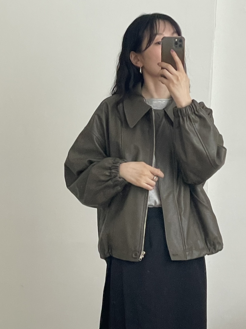 Sendtwo韓國直郵東大門代購女裝新款休閑真品推薦時尚人氣皮衣SENDTWO皮衣