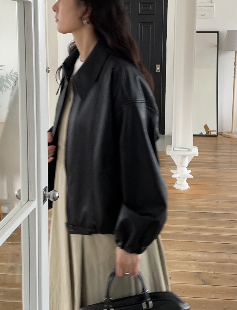 Sendtwo韓國直郵東大門代購女裝新款休閑真品推薦時尚人氣皮衣SENDTWO皮衣