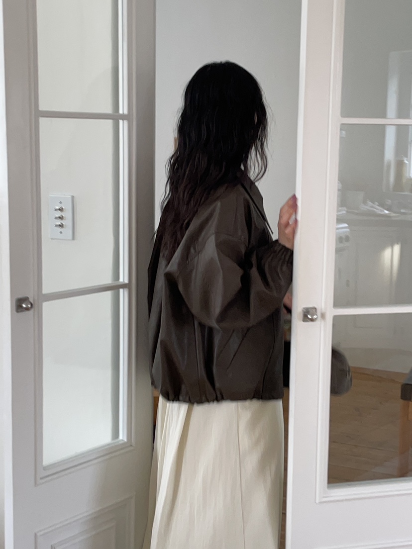 Sendtwo韓國直郵東大門代購女裝新款休閑真品推薦時尚人氣皮衣SENDTWO皮衣