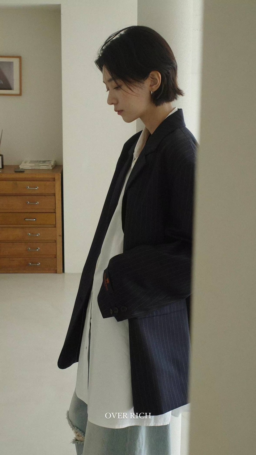 OVER RICH韓國直郵女裝新款人氣推薦24春夏真品職業夾克OVER RICH夾克