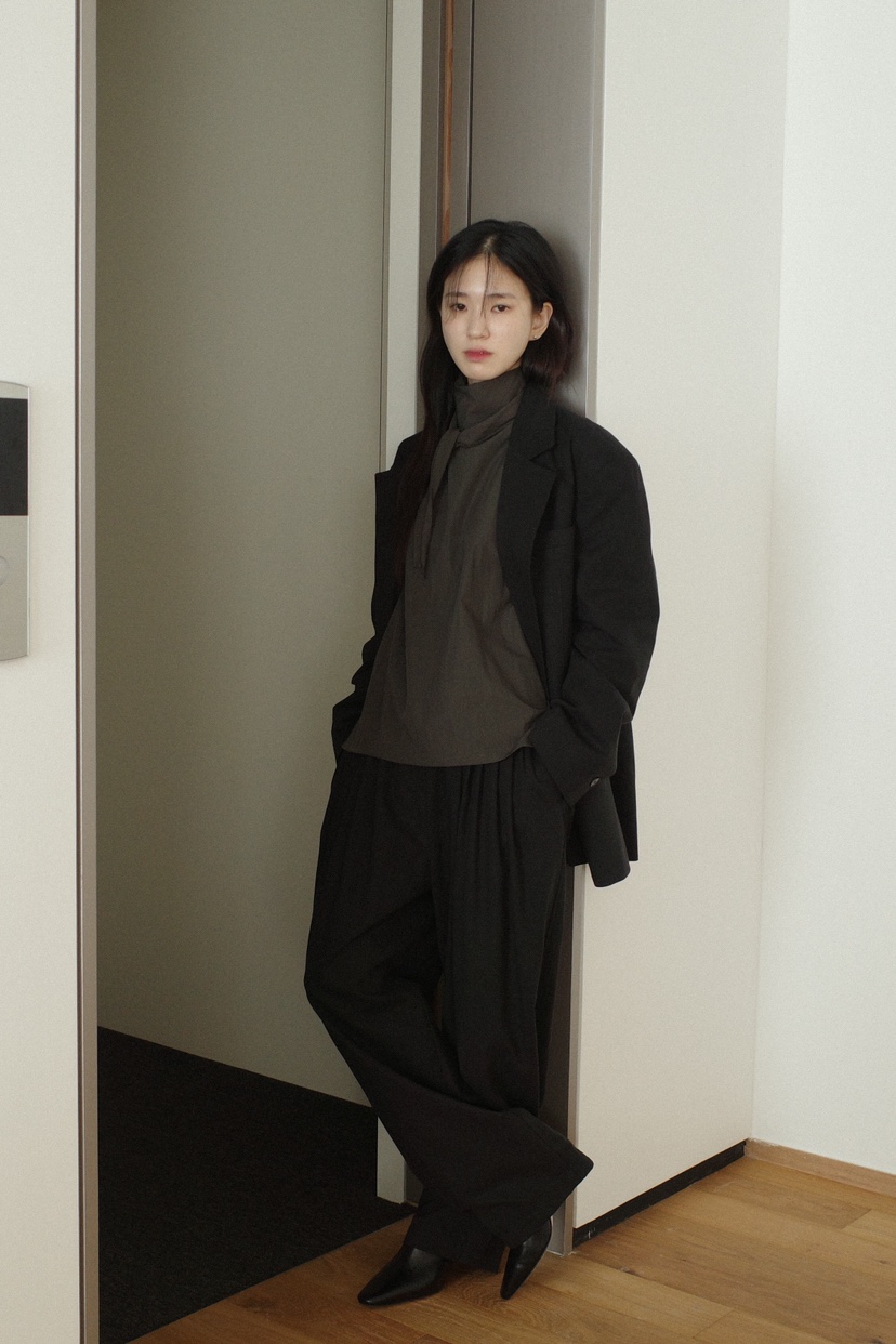 OVER RICH韓國直郵東大門代購女裝新品真品職業24春夏夾克OVER RICH夾克