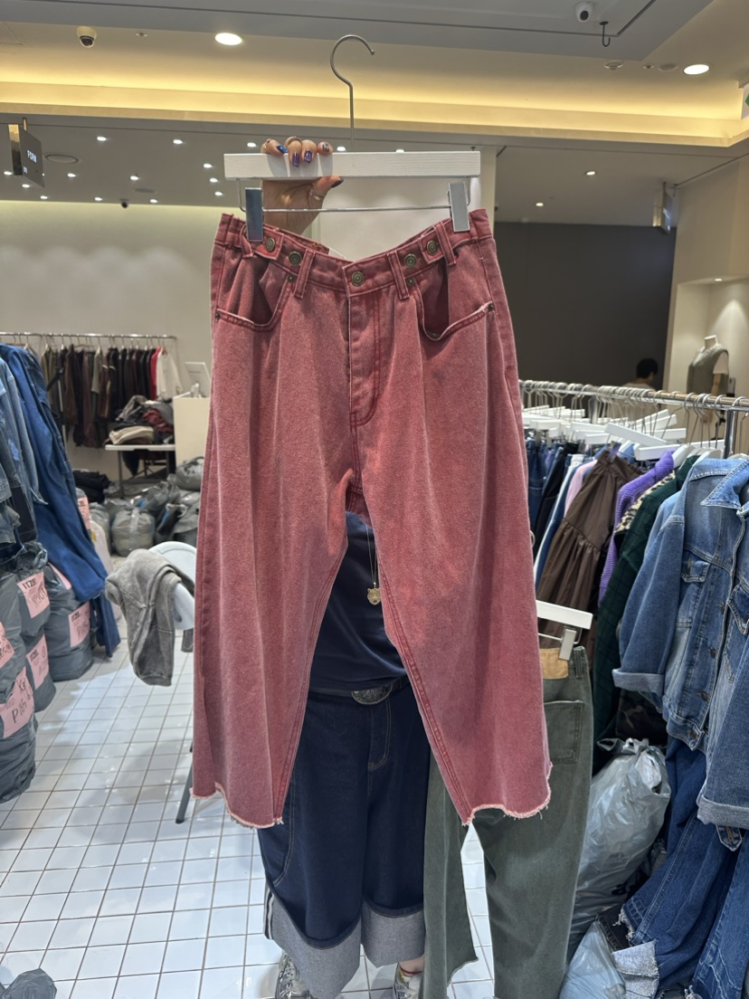 ITZEL韓國直郵東大門實拍女裝新品職業熱賣24春夏推薦牛仔褲ITZEL牛仔褲圖色3