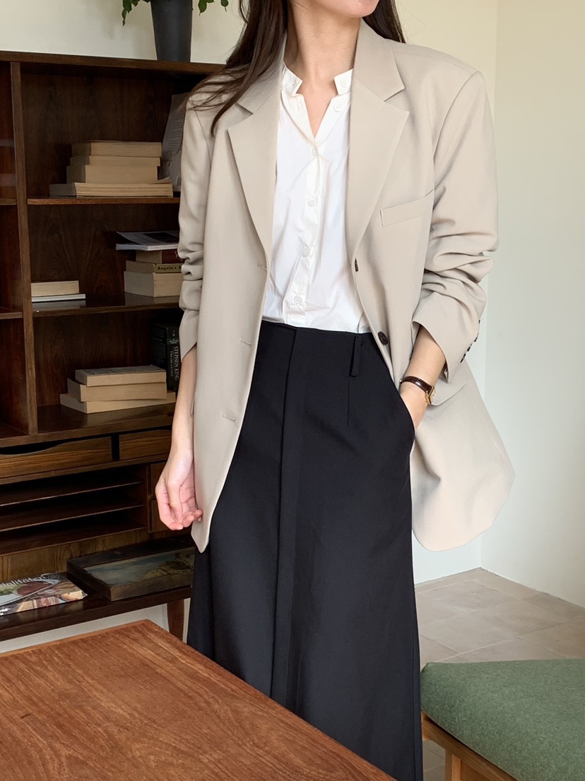DE MERRY直郵韓國代購女裝新款熱賣時尚人氣真品24春夏西裝西服HOUSE OF/DE MERRY西裝/西服