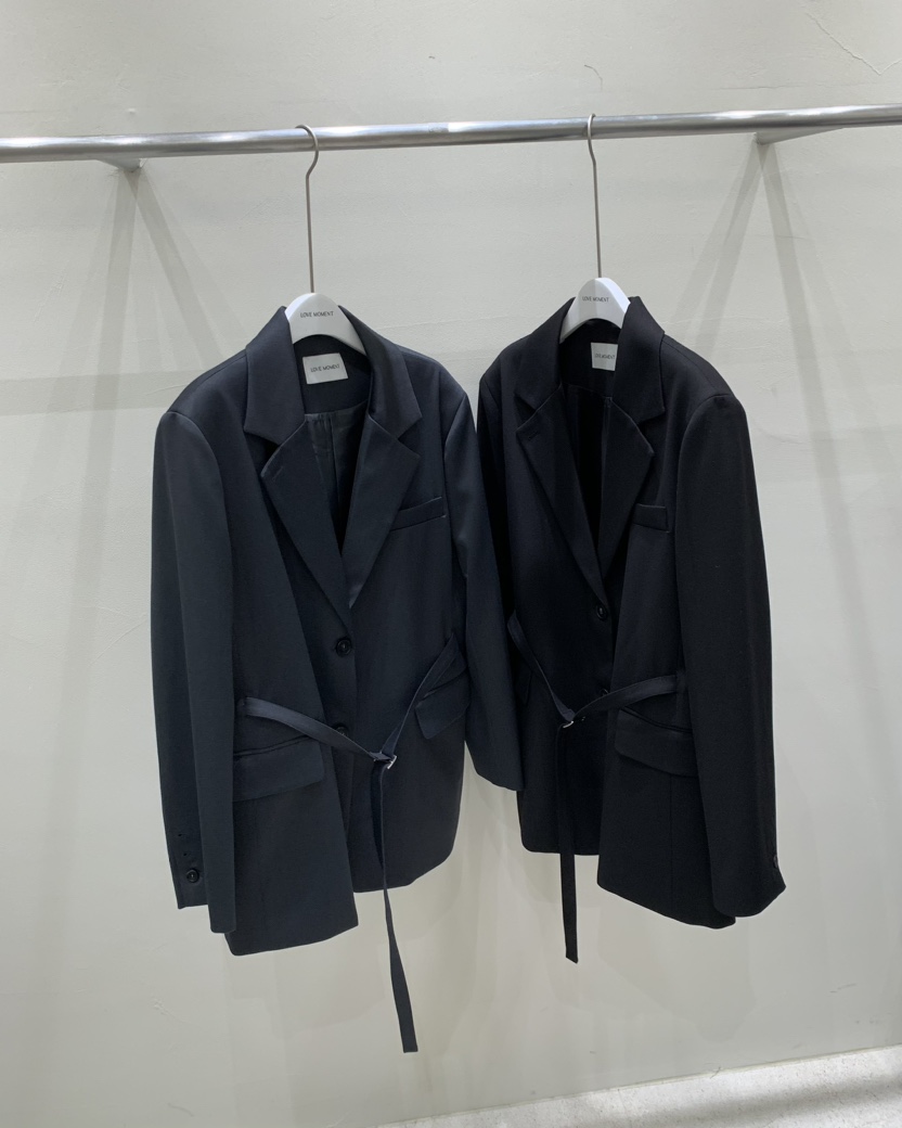 LOVE MOMENT韓國直郵東大門實拍女裝新品推薦西裝西服腰帶LOVE MOMENT西裝/西服