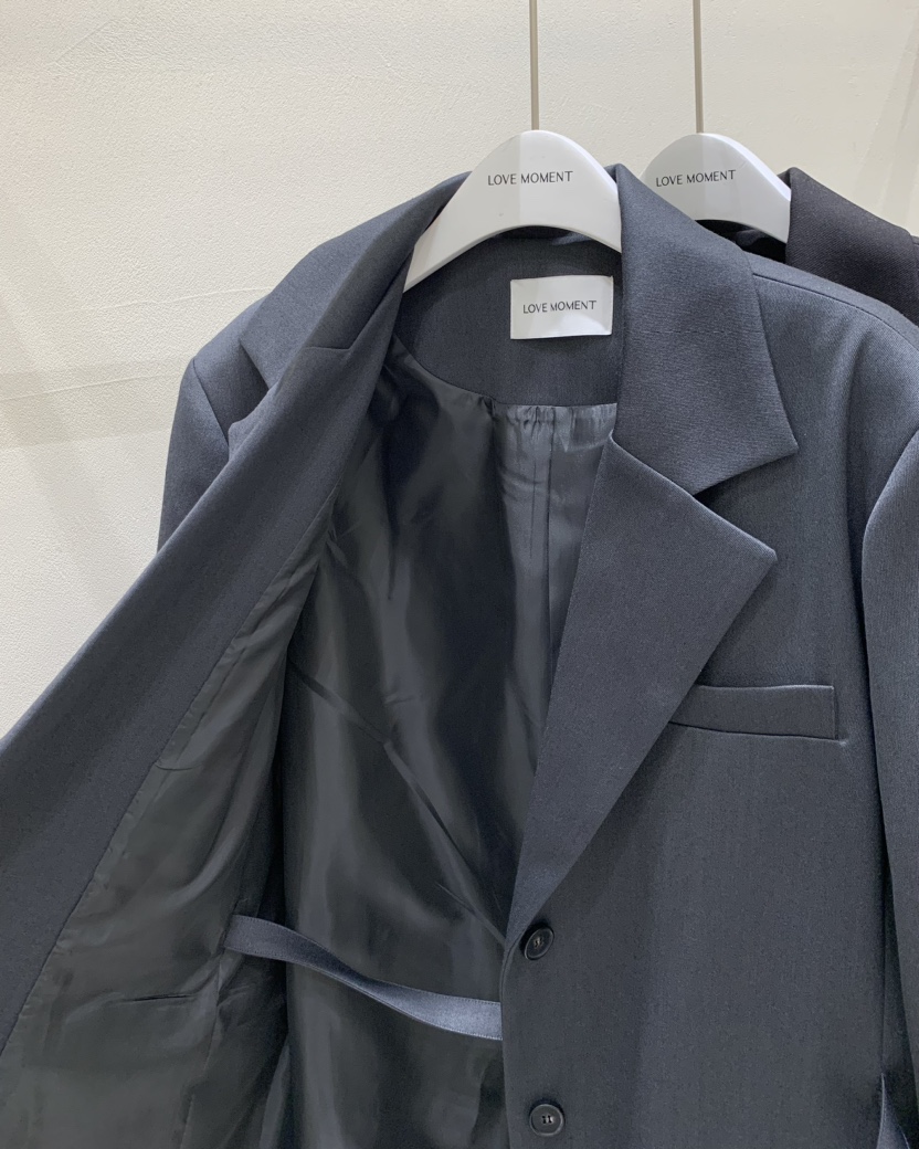 LOVE MOMENT韓國直郵東大門實拍女裝新品推薦西裝西服腰帶LOVE MOMENT西裝/西服