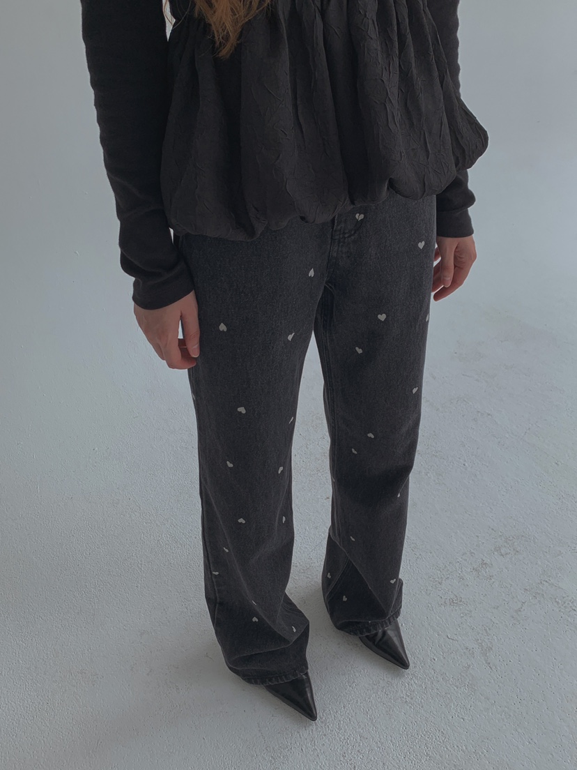 LESTITCH直郵韓國代購女裝新款真品人氣24春夏時尚牛仔褲MENTOR牛仔褲