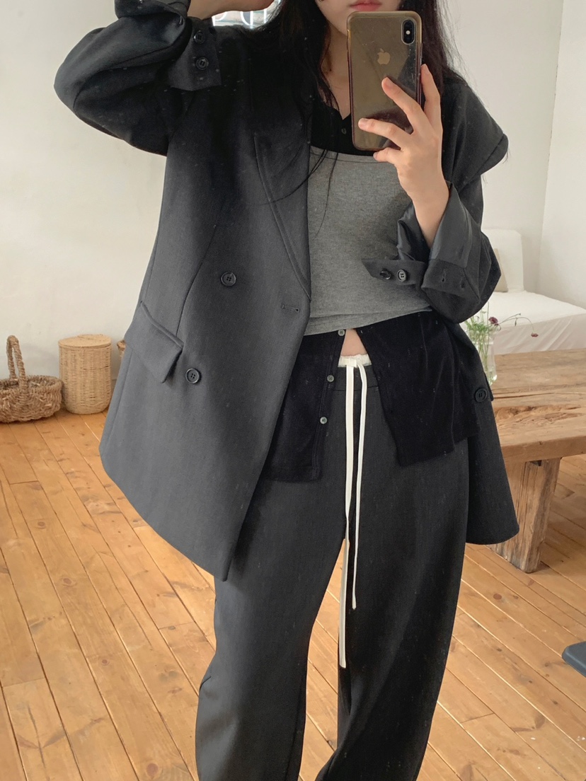 JKICHI韓國直郵東大門代購女士新品時尚24秋夏真品西裝西服EDIT西裝/西服