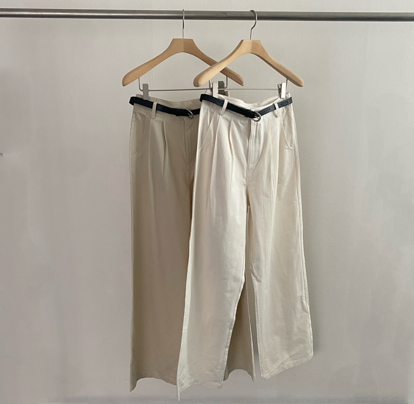 DARLUZ_MI直郵韓國代購女士新品推薦時尚職業人氣24秋夏褲子腰帶DARLUZ_MI褲子