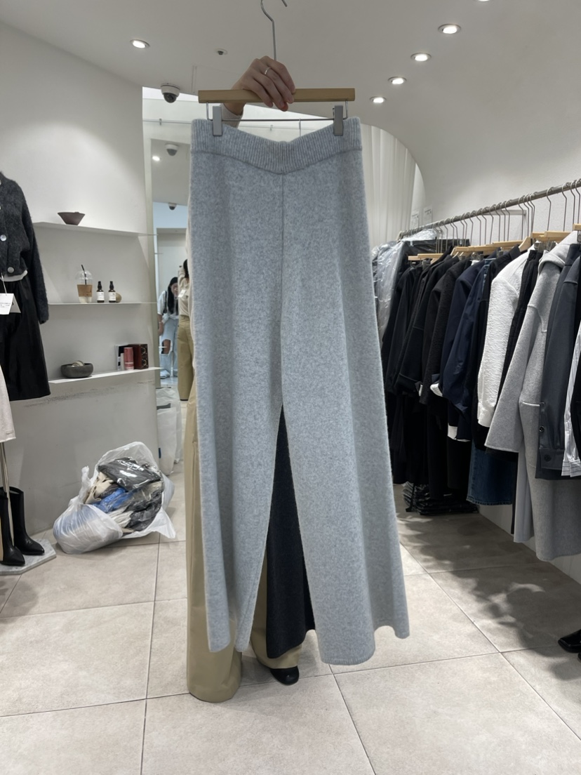 cornerbloom/3rooms韓國直郵東大門實拍女裝新品職業休閑褲羊絨THE SUIT BAR休閑褲