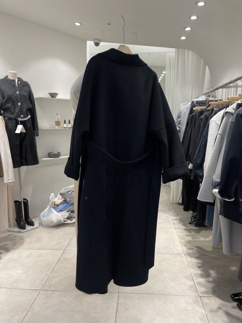 cornerbloom/3rooms韓國直郵東大門實拍女裝新品推薦中長款大衣羊毛披肩THE SUIT BAR中長款大衣