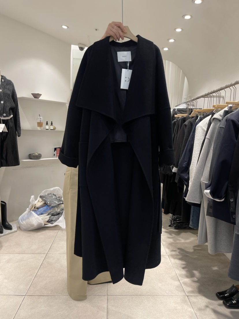 cornerbloom/3rooms韓國直郵東大門實拍女裝新品推薦中長款大衣羊毛披肩THE SUIT BAR中長款大衣圖色2