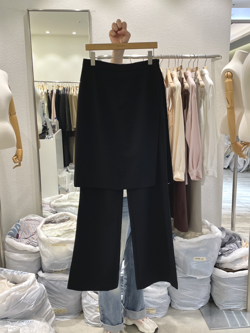 Sendtwo直郵韓國代購女裝新品24春夏熱賣職業時尚人氣裙褲SENDTWO裙褲圖色3