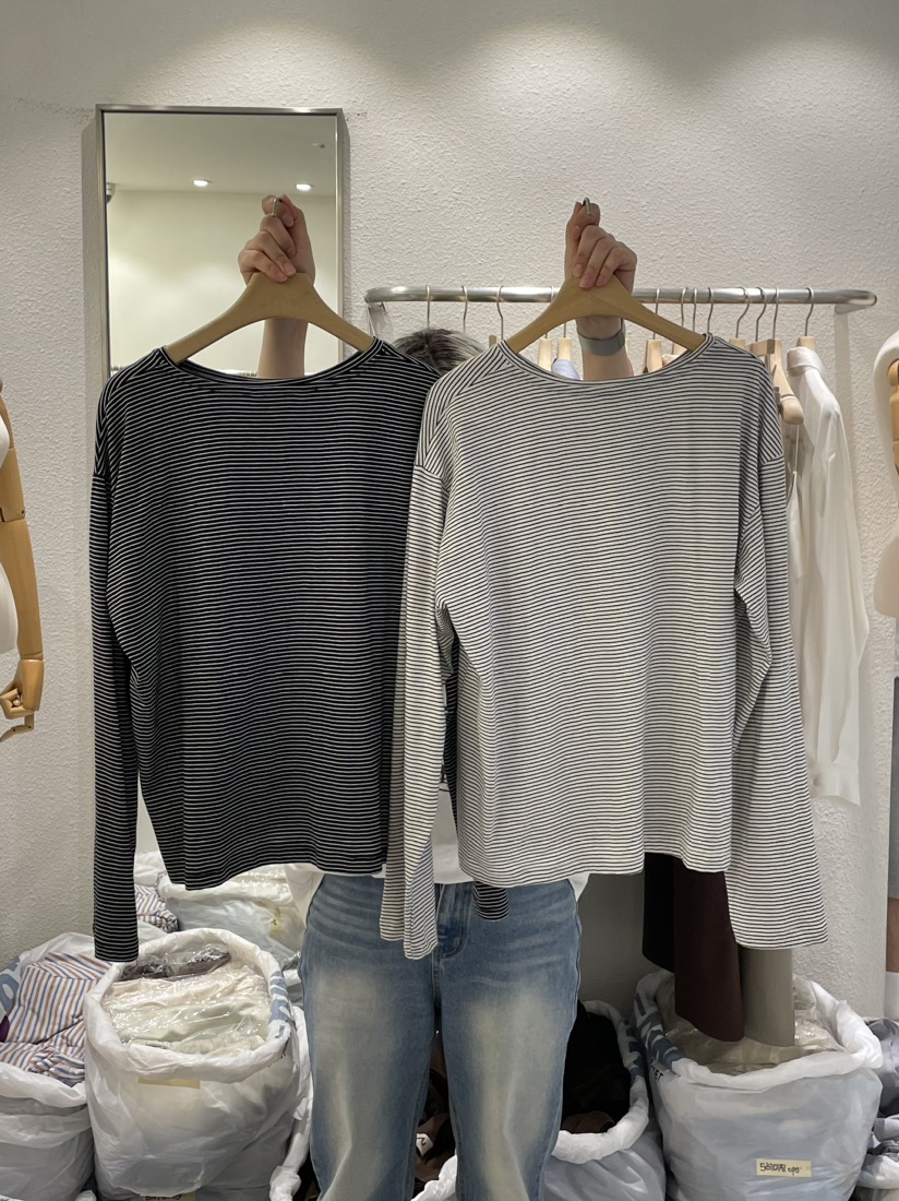 Sendtwo直郵韓國代購女裝新品推薦真品24春夏熱賣長袖T恤SENDTWO長袖T恤