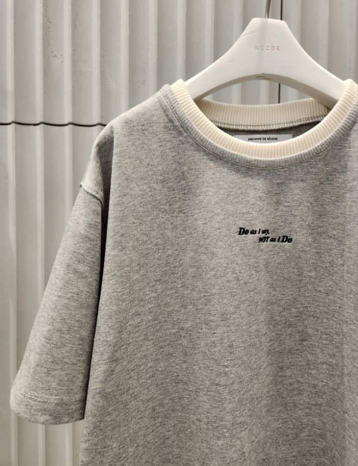 NCODE韓國直郵東大門實拍女裝新品熱賣推薦時尚真品T恤刺繡NCODET恤