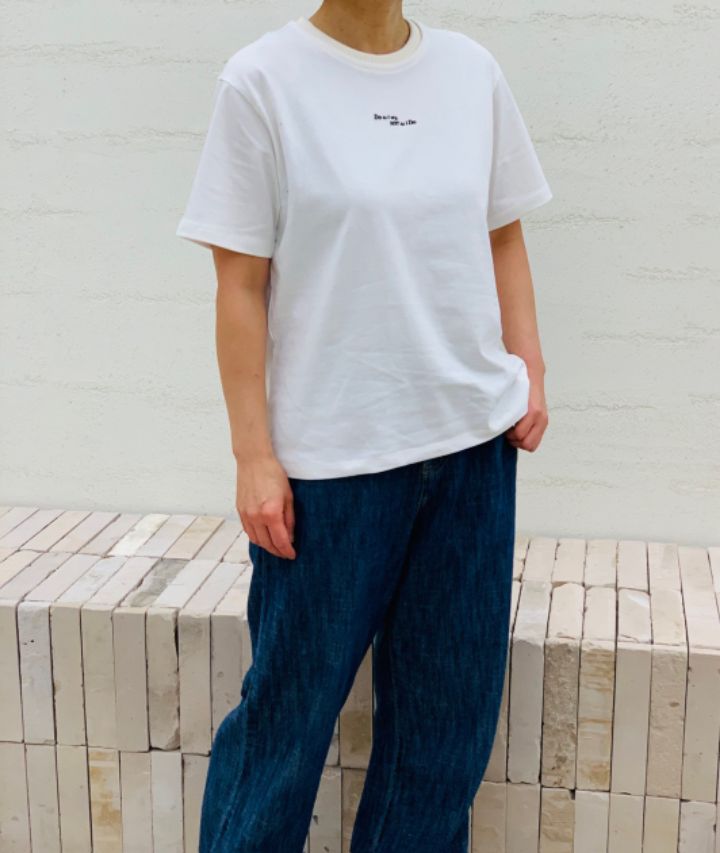 NCODE韓國直郵東大門實拍女裝新品熱賣推薦時尚真品T恤刺繡NCODET恤