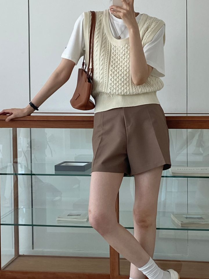 DORI韓國直郵東大門實拍女裝新品時尚人氣真品24春夏馬甲OURR馬甲