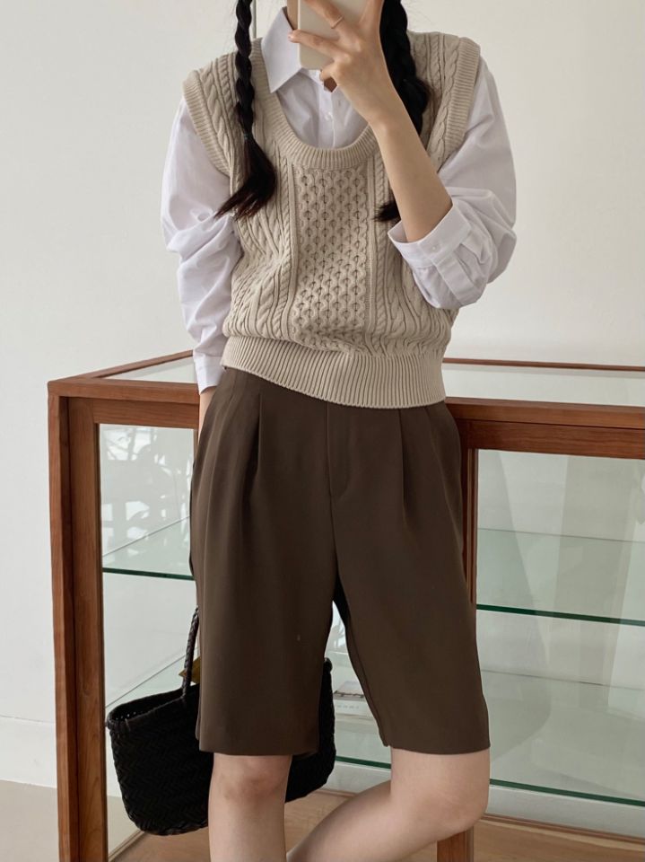 DORI韓國直郵東大門實拍女裝新品時尚人氣真品24春夏馬甲OURR馬甲