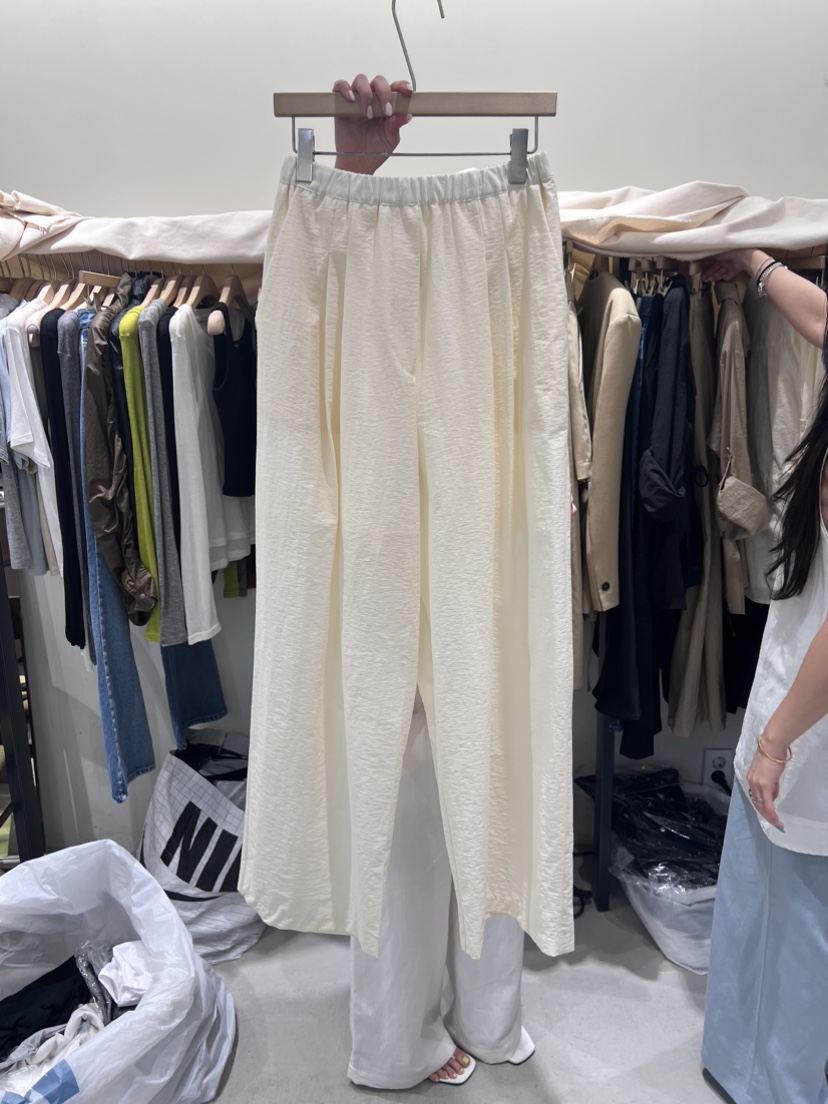W AND J直郵韓國代購女裝新品人氣真品推薦24春夏休閑褲W AND J休閑褲圖色1