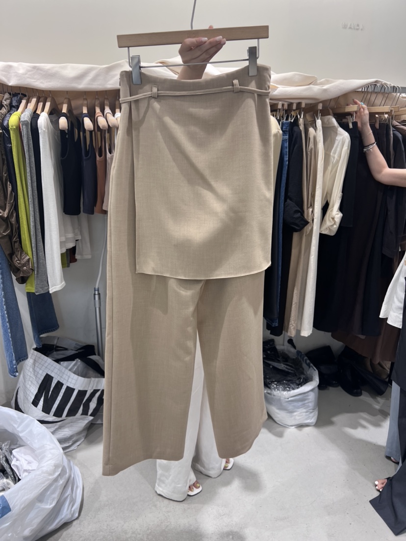 W AND J韓國直郵女裝新品推薦真品休閑熱賣職業24春夏裙褲W AND J裙褲