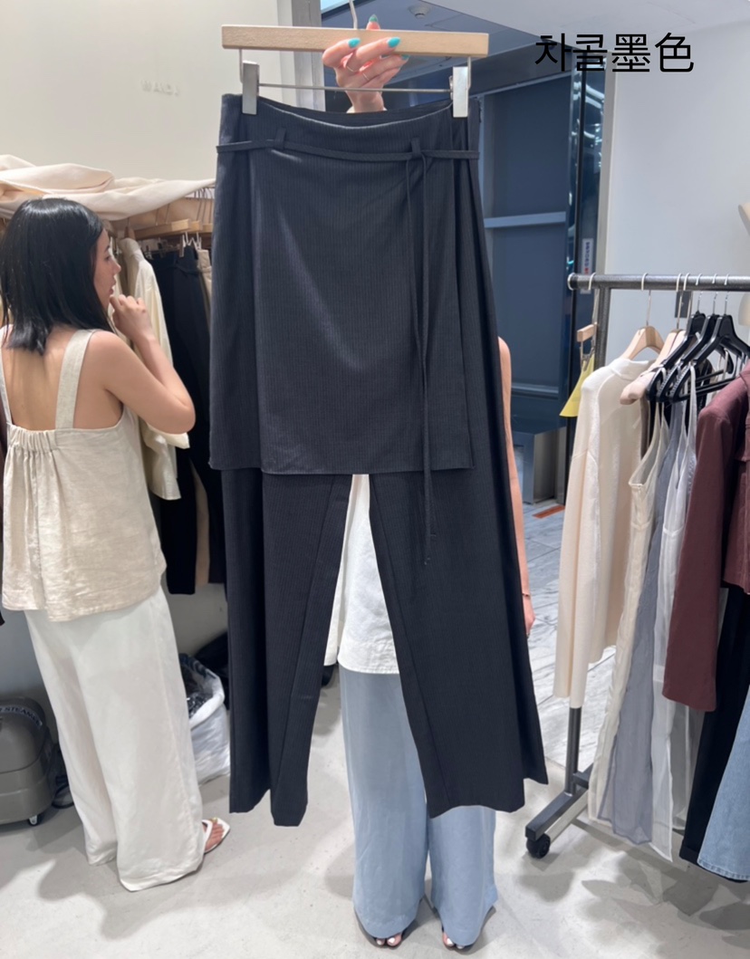 W AND J韓國直郵女裝新品推薦真品休閑熱賣職業24春夏裙褲W AND J裙褲圖色2