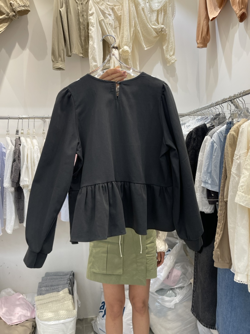 THE LENA韓國直郵東大門實拍女裝新品職業24春夏襯衫蕾絲衫NWEOL襯衫/蕾絲衫