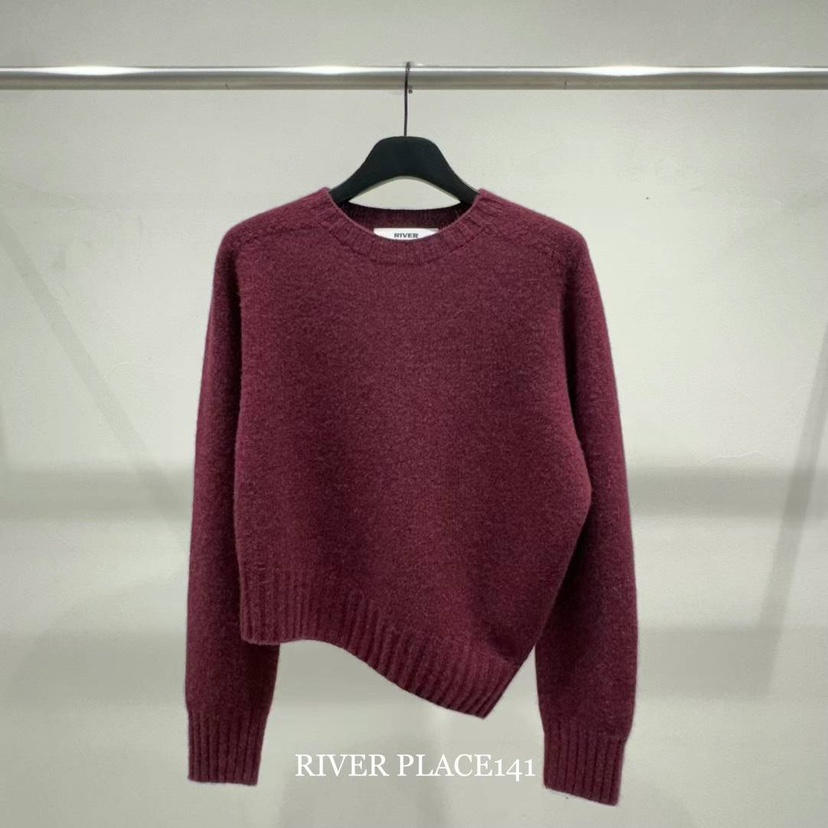 WATER/RIVER韓國直郵東大門代購女裝新款真品時尚24春夏長袖T恤WATER/RIVER長袖T恤