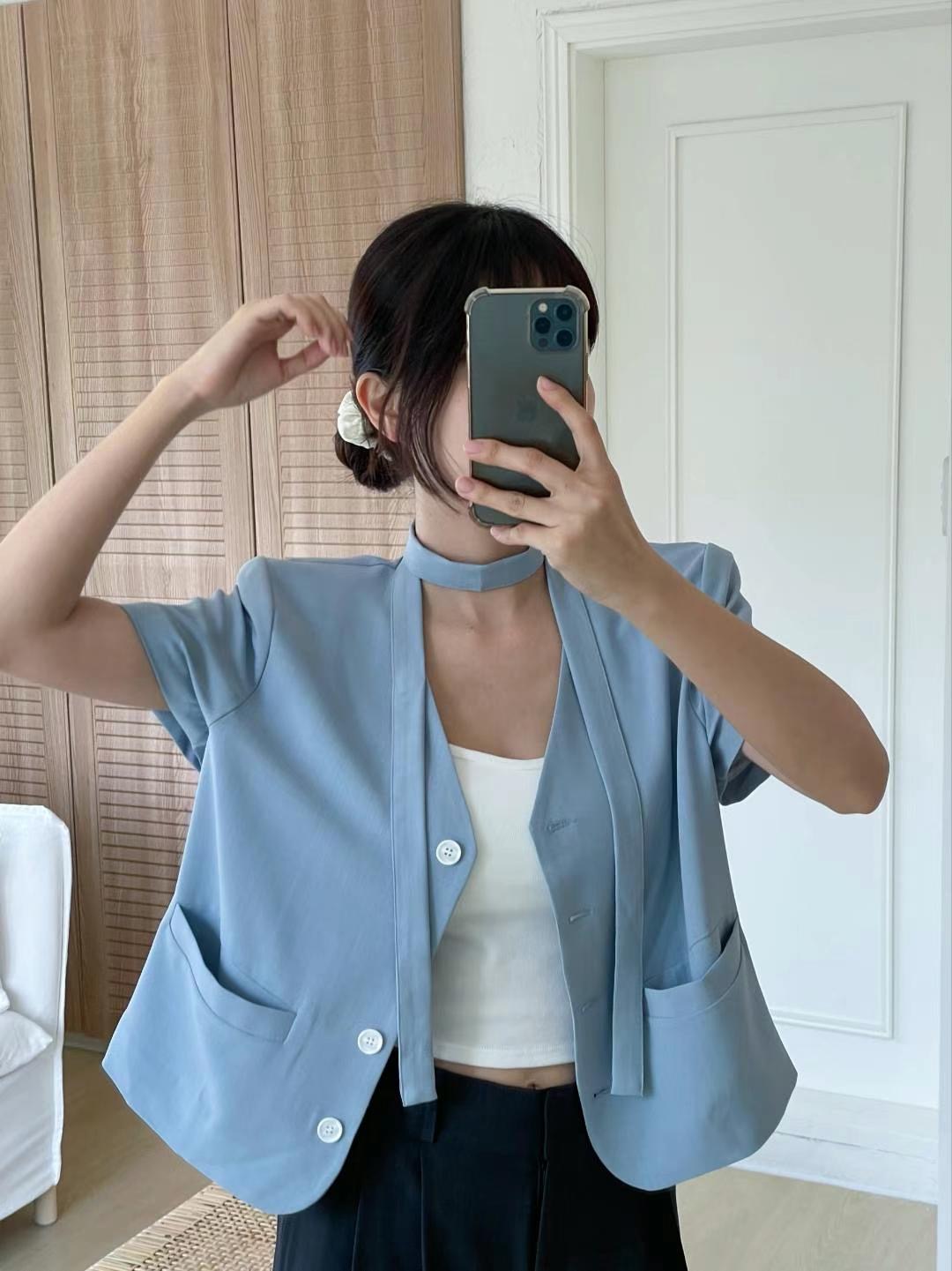 HEIVE韓國直郵女裝新款熱賣時尚休閑人氣推薦真品24春夏夾克HEIVE夾克