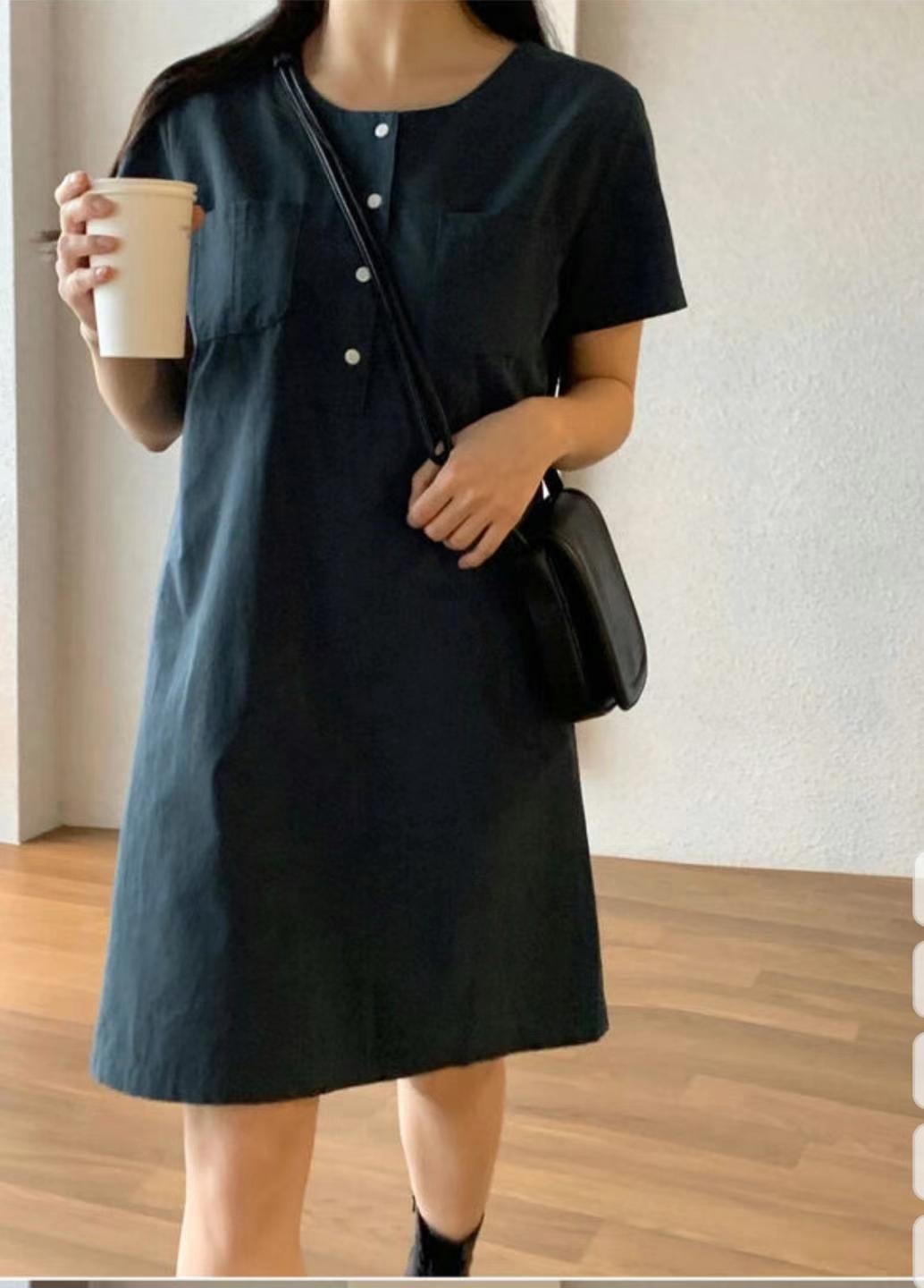 HEIVE韓國直郵東大門實拍女裝新品職業時尚24春夏人氣連衣裙HEIVE連衣裙