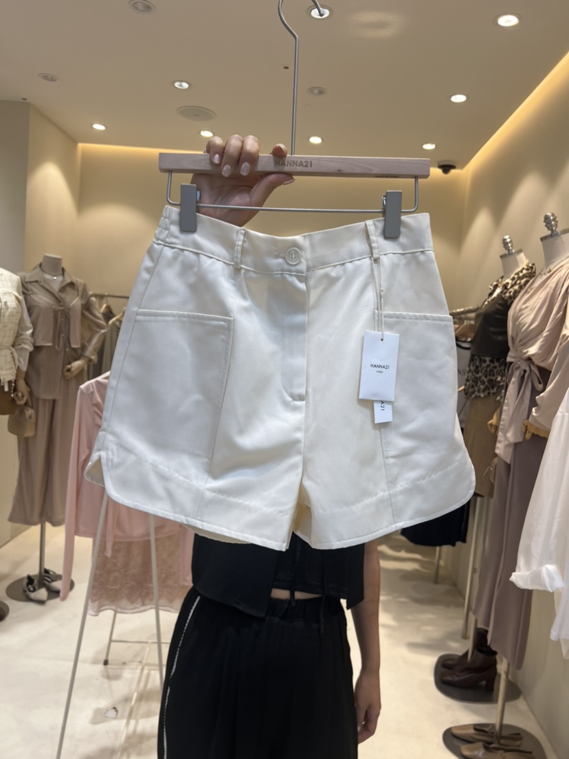 HANNA21韓國直郵女裝新品時尚職業休閑人氣熱賣真品推薦短褲HANNA21短褲圖色2
