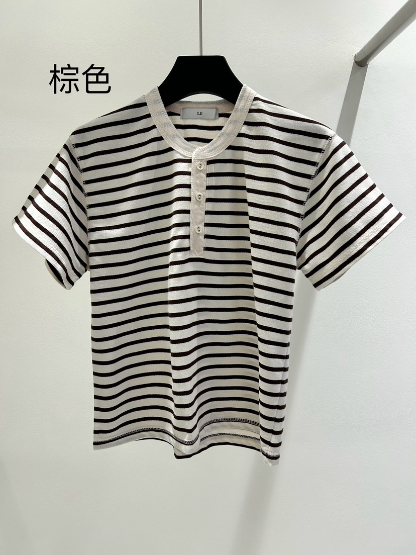 LIL韓國直郵東大門實拍女裝新品休閑推薦熱賣真品時尚職業T恤LILT恤圖色2