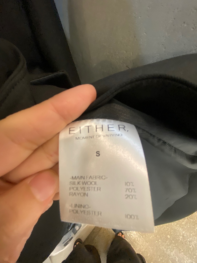 EITHER韓國直郵女裝新品真品休閑推薦時尚熱賣24春夏夾克修身EITHER夾克