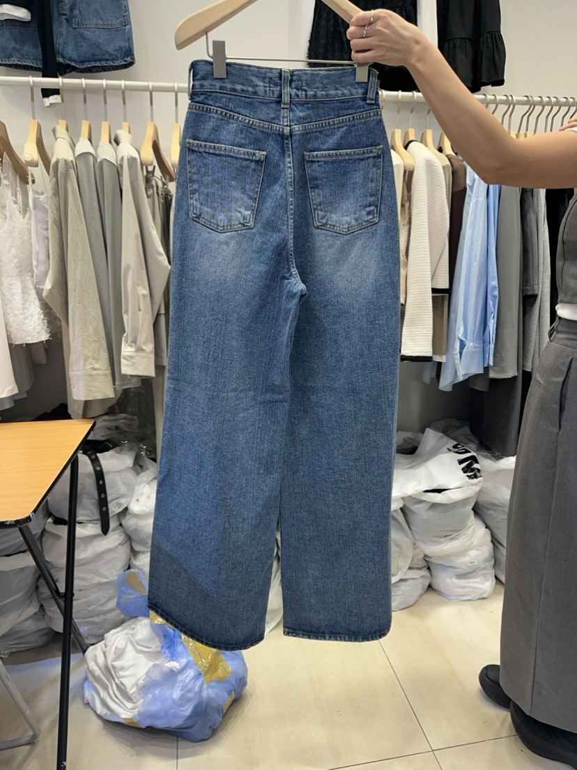 Republlc of/qc韓國直郵女裝新品熱賣人氣推薦職業牛仔褲Republlc of qc牛仔褲