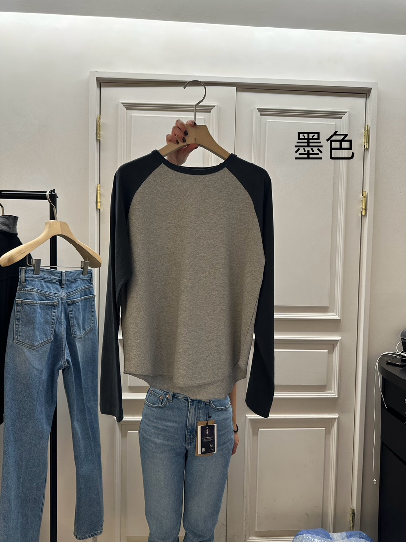 MYOS直郵韓國代購女裝新款休閑熱賣時尚推薦人氣24春夏長袖T恤MYOS長袖T恤圖色1