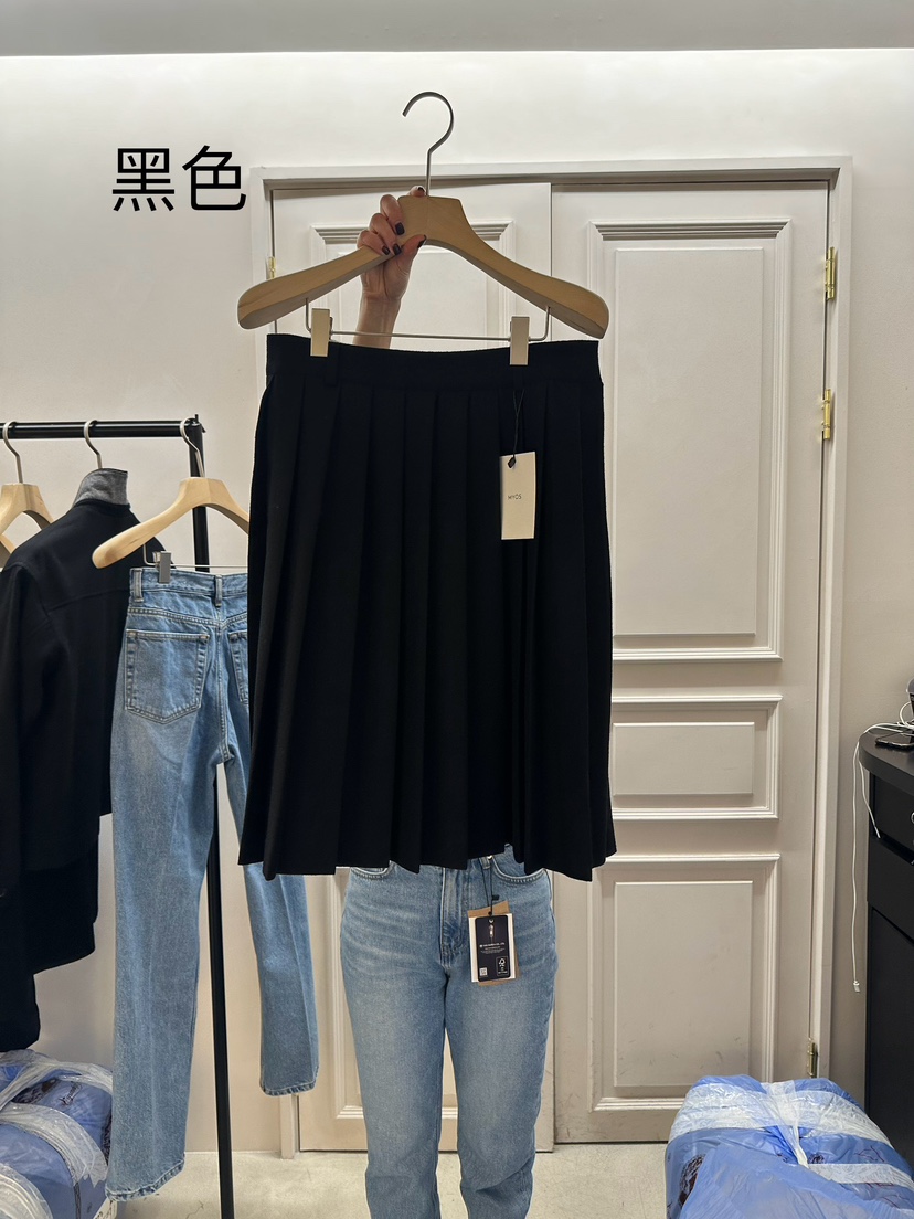 MYOS韓國直郵東大門實拍女裝新品休閑熱賣職業人氣短裙羊毛MYOS短裙圖色2
