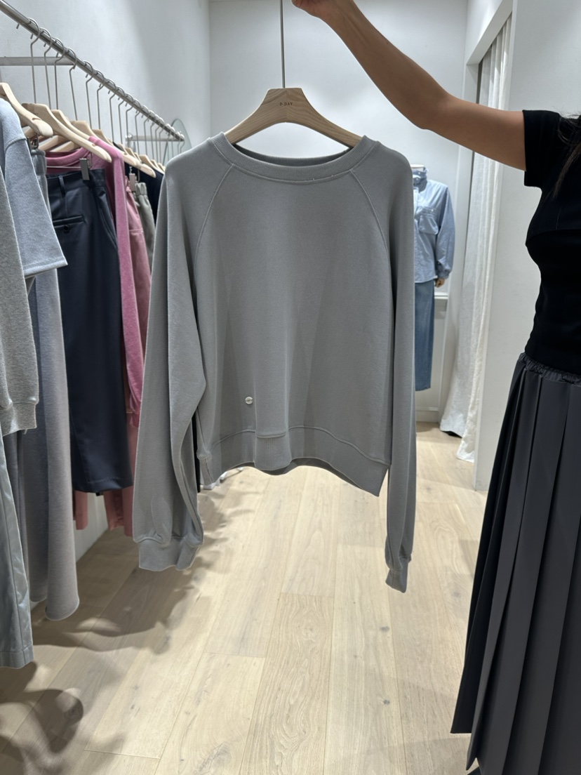 DDAY韓國直郵東大門實拍女裝新款職業24春夏時尚休閑衛衣DDAY衛衣圖色2