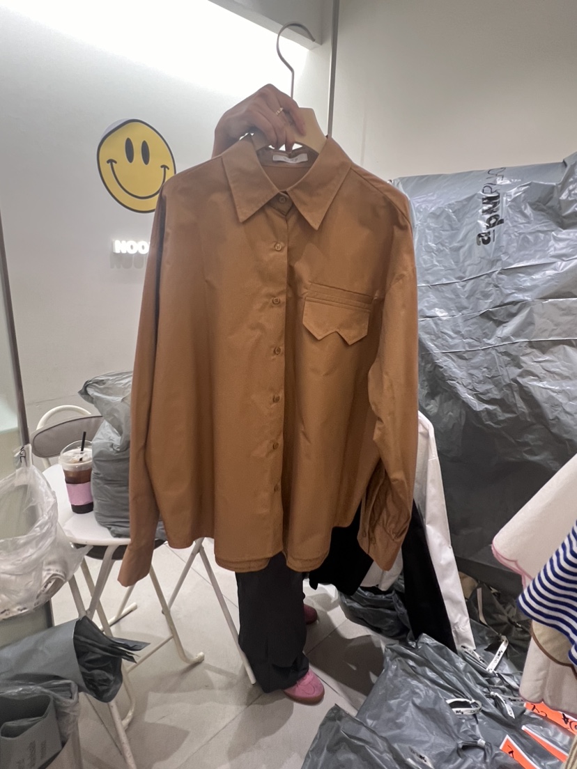 NOON_D韓國直郵東大門實拍女裝新款推薦人氣24春夏襯衫蕾絲衫NOON_D襯衫/蕾絲衫圖色2