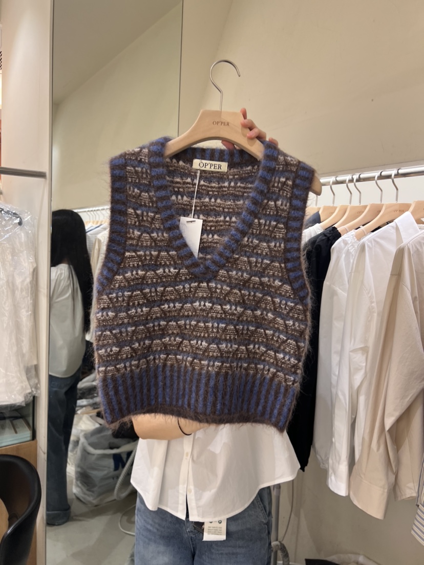 OP’PER韓國直郵東大門代購女裝新品熱賣休閑24春夏人氣馬甲OPPER-simplebeige馬甲圖色3