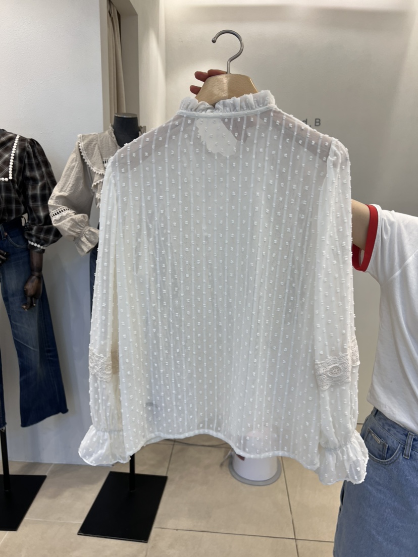 2nd B-S韓國直郵東大門實拍女裝新品推薦職業襯衫蕾絲衫2nd B-S襯衫/蕾絲衫