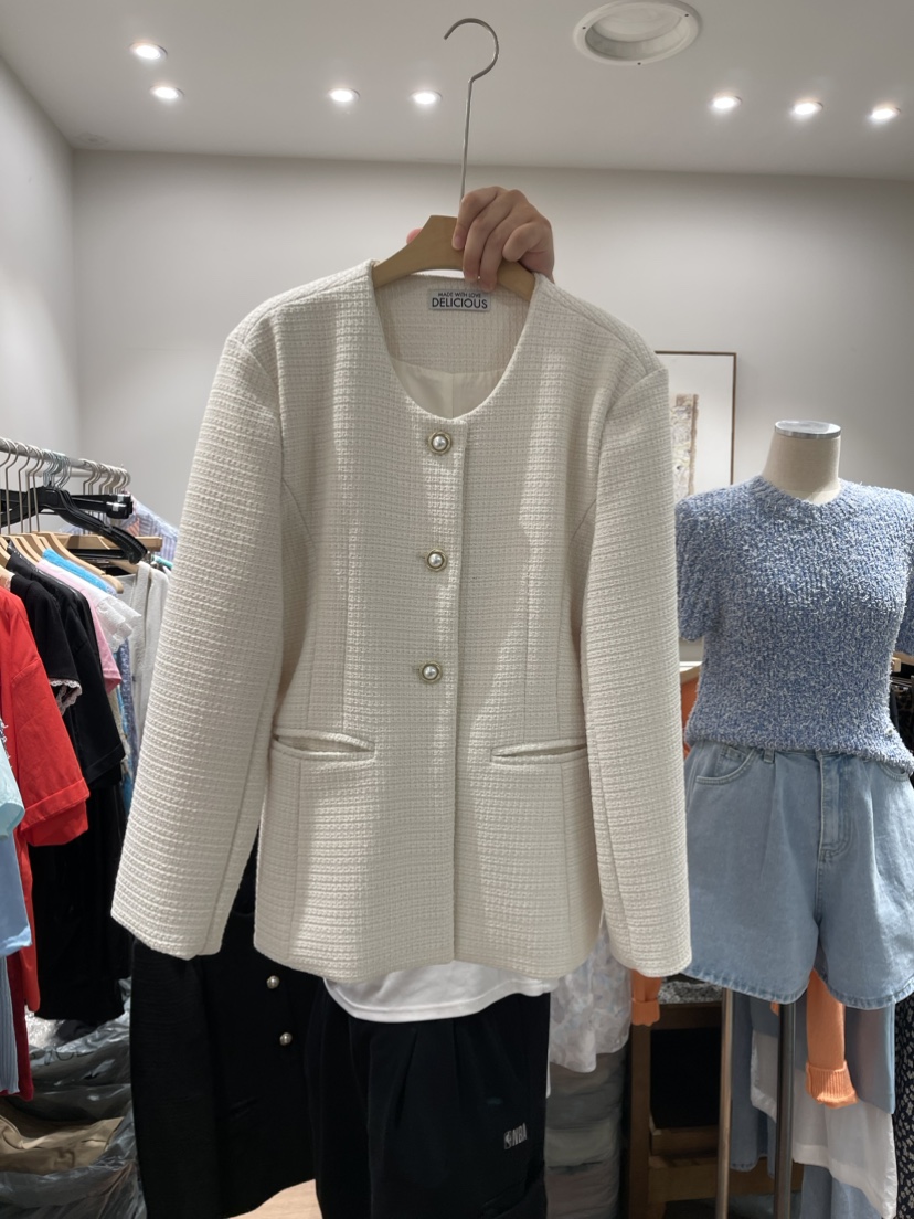 DELICIOUS韓國直郵女裝新品職業人氣24秋夏真品休閑時尚夾克NOVUS夾克