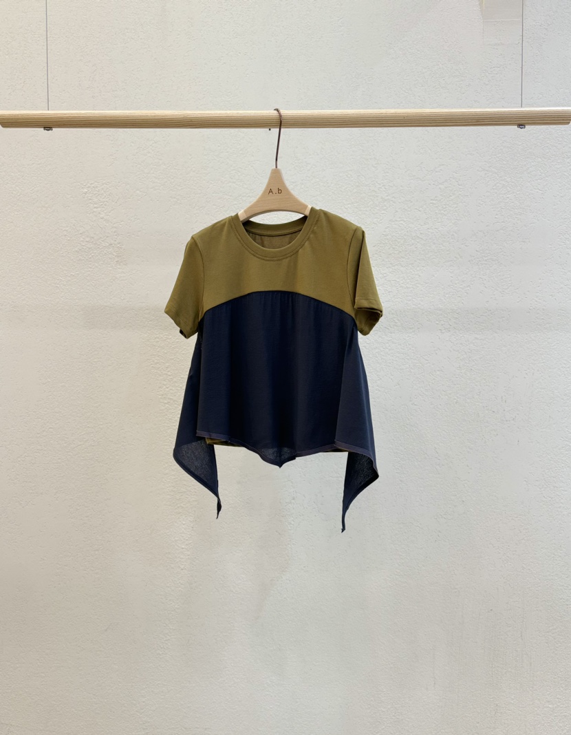 A.b/AUTUMN BEIGE韓國直郵女裝新品休閑24秋夏推薦T恤A.b/AUTUMN BEIGET恤圖色2