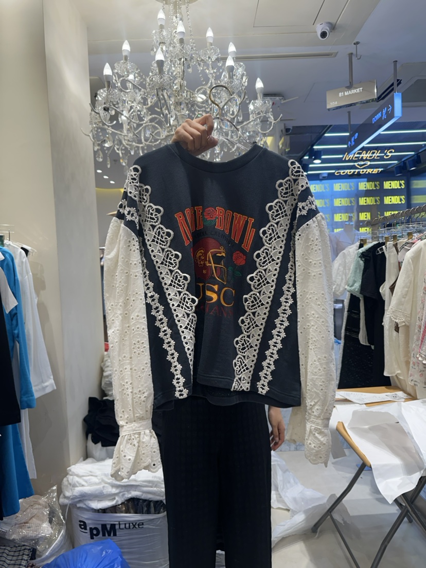 81 MARKET韓國直郵東大門實拍女士新品熱賣人氣24秋夏衛衣81 MARKET-L衛衣圖色2