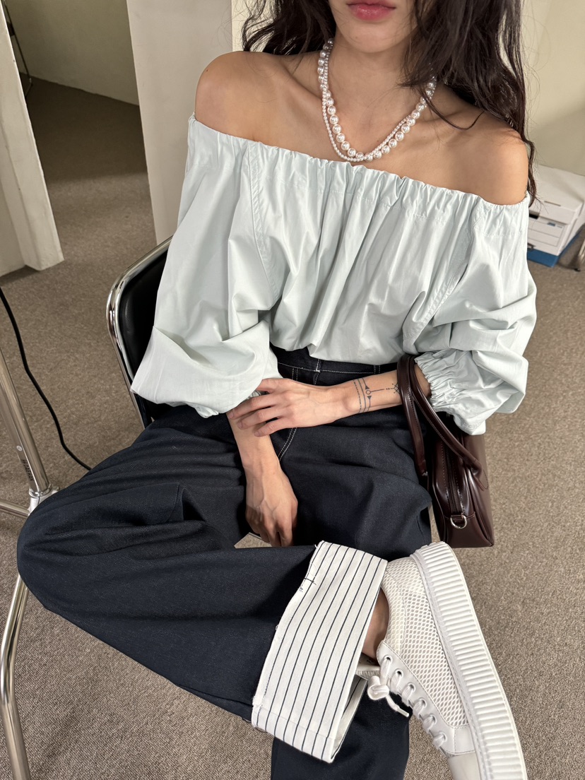 MARKE-P韓國直郵東大門實拍女裝新款24春夏推薦襯衫蕾絲衫MARKE-P襯衫/蕾絲衫