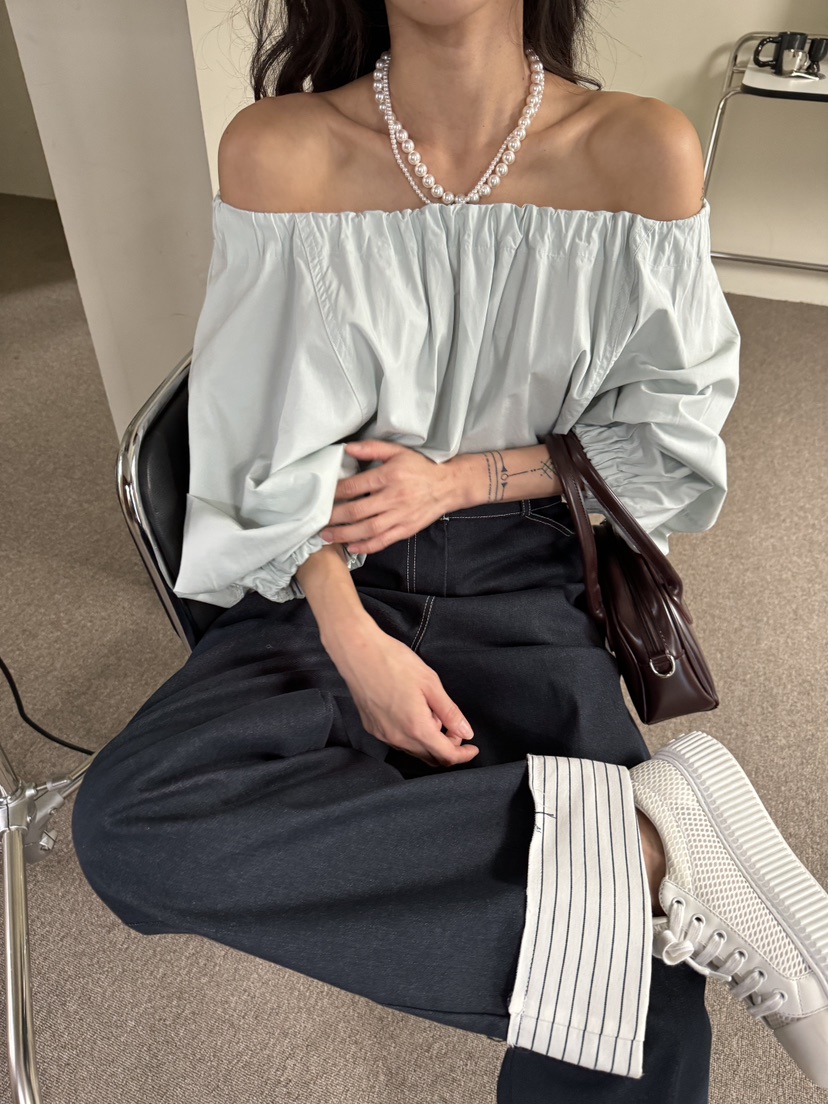 MARKE-P韓國直郵東大門實拍女裝新款24春夏推薦襯衫蕾絲衫MARKE-P襯衫/蕾絲衫