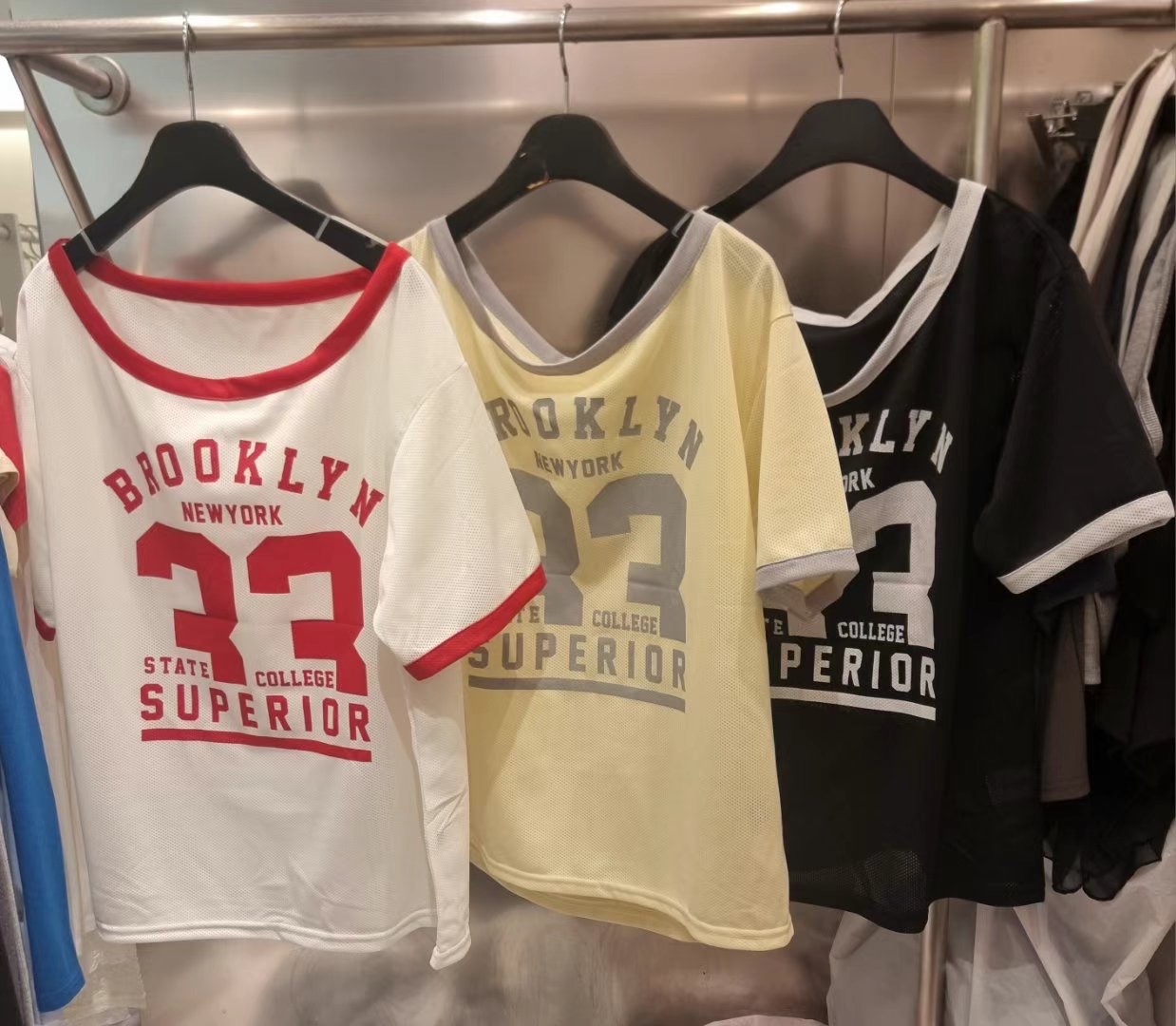 DIPPING韓國直郵東大門代購女裝新品時尚熱賣職業休閑24春夏T恤DIPPINGT恤