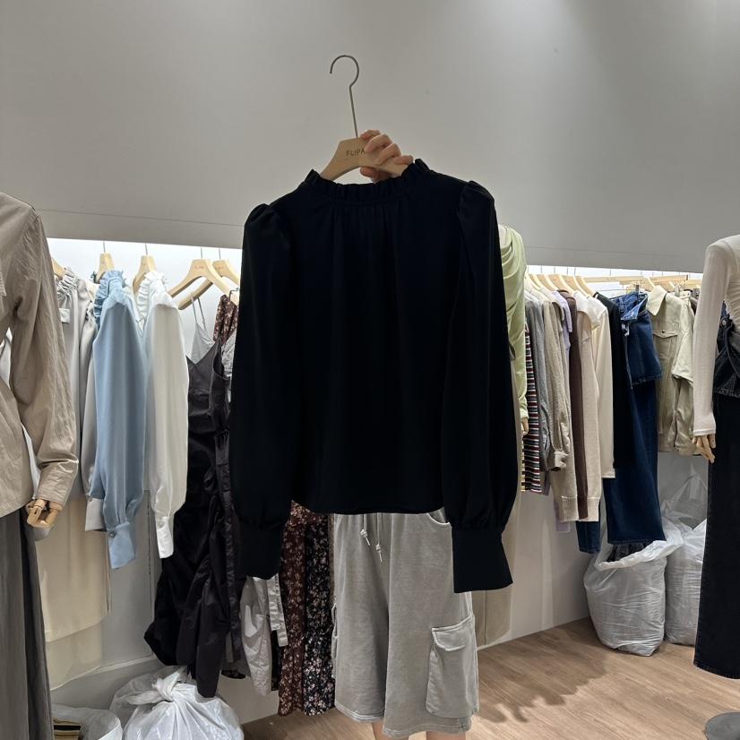 FLIPAR韓國直郵東大門實拍女裝新品熱賣人氣真品襯衫蕾絲衫FLIPAR襯衫/蕾絲衫圖色3