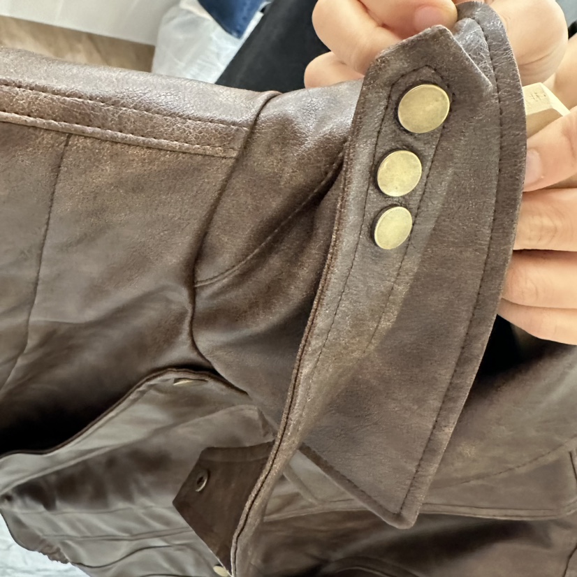 FLIPAR韓國直郵東大門實拍女裝新款24春夏時尚人氣真品皮衣ABLESTUDIO皮衣