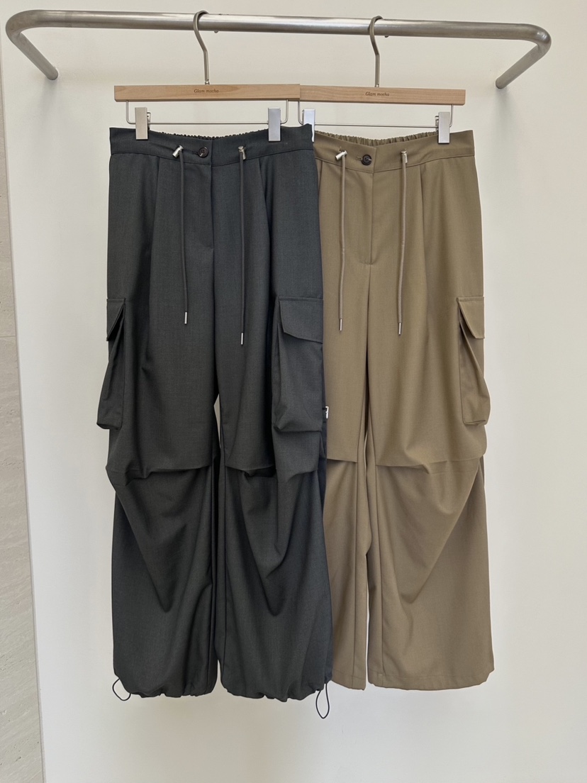 GLAM MOCHA直郵韓國代購女裝新款真品人氣熱賣24春夏休閑褲SIERRA休閑褲