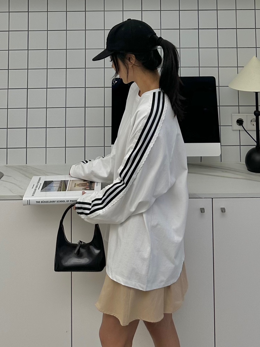 GLAM MOCHA直郵韓國代購女裝新款職業熱賣真品24春夏長袖T恤SIERRA長袖T恤